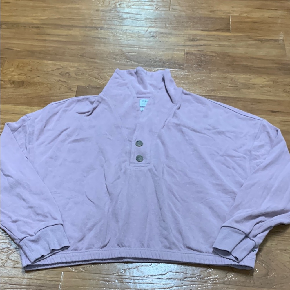 Prana Pullover Top with Button Placket